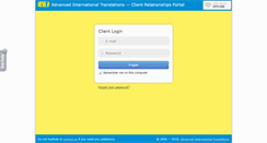 Desktop Screenshot of clients.translation3000.com